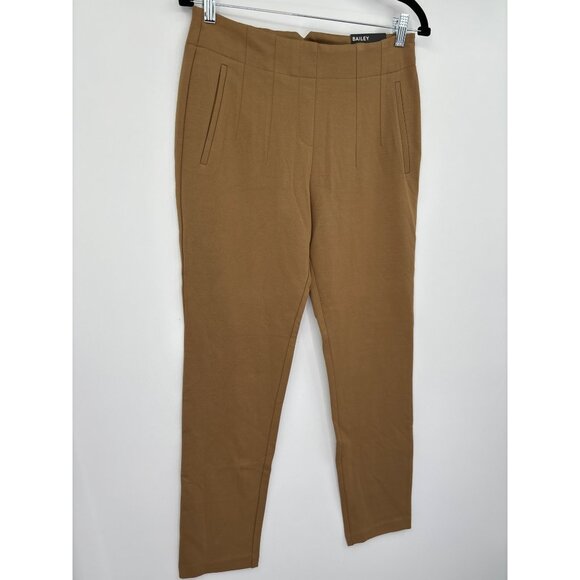 Bailey 44 Tan High-Waisted Trousers - Picture 3 of 5